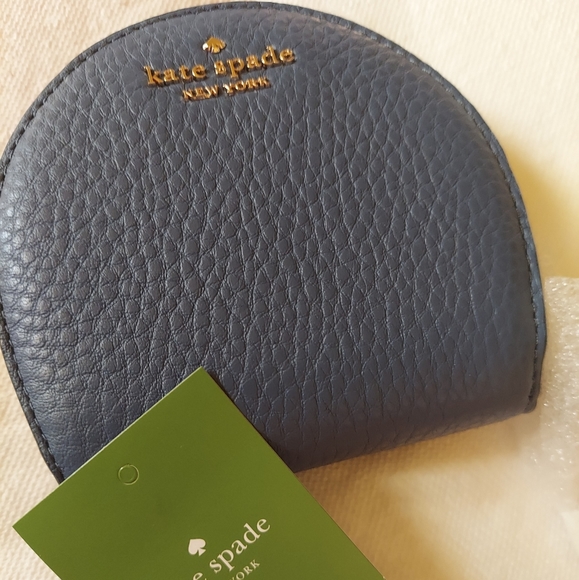 New Leather Half Moon Kate Spade Wallet ♠️ Wallet - Picture 3 of 6